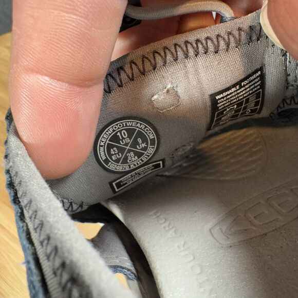 S KEEN Men's CNX II Sandals - Midnight‎ Navy/Real Teal Size 10 - Picture 6 of 6